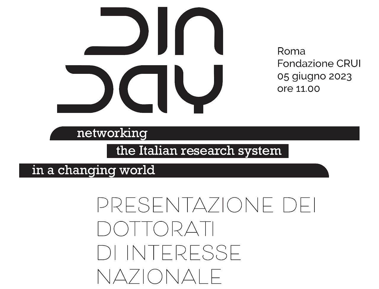 DIN DAY - 5 Giugno 11.00 - 13.15 Presentazione Dei Dottorati Di ...