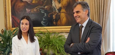  Adelaide Librizzi, studentessa nominata Alfiere del Lavoro dal Presidente Mattarell