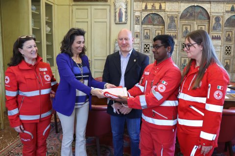 Settimana Internazionale della Croce Rossa e 160° anniversario dalla Fondazione, Unime espone la bandiera fino al 12 maggio