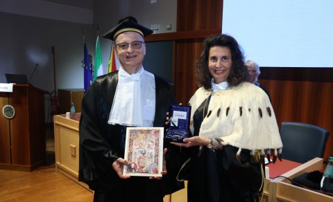 Conferito il Dottorato di Ricerca Honoris causa in Fisica al dott. Nori