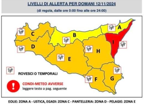 Allerta meteo, sospesa l’attività didattica ad esclusione delle sedute di laurea