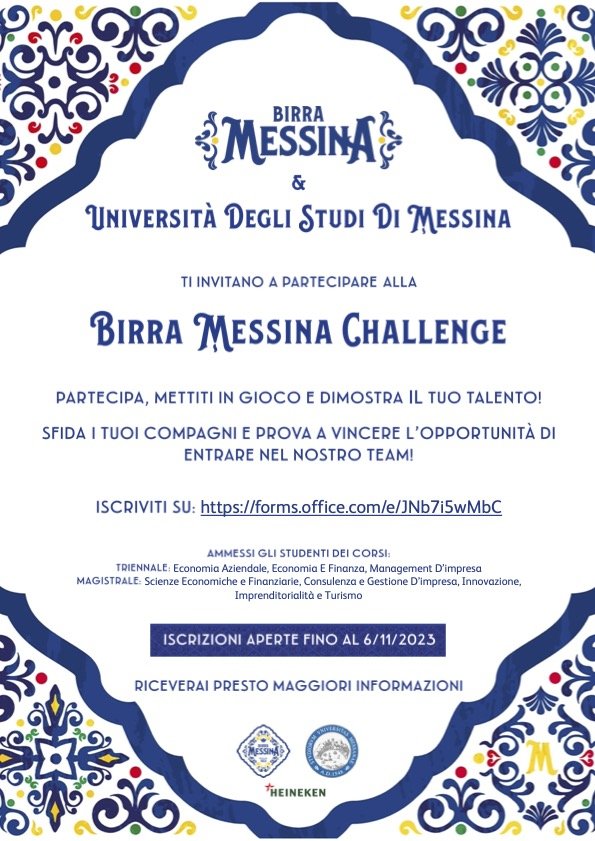 birra messina challenge